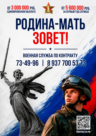Контрактная служба: "Родина-мать зовёт!" Мобильные огневые группы Войска беспилотных систем Военная медицина